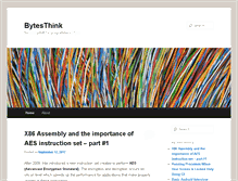 Tablet Screenshot of bytesthink.com